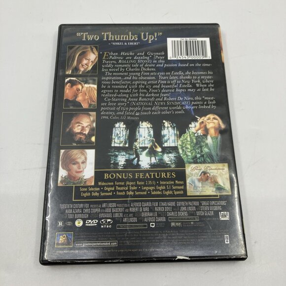Great Expectations 1998 DVD Movie Gwyneth Paltrow Ethan Hawke Di Nero - Picture 3 of 5
